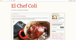 Desktop Screenshot of elchefcoli.com